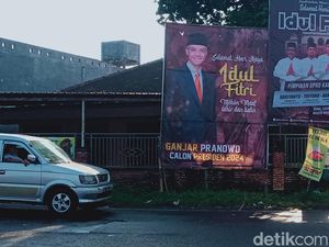 Baliho Ganjar Capres Mulai Muncul di Klaten