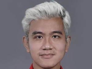 Alasan Gibran Edit Fotonya Berambut Putih Usai Deklarasi Ganjar Capres