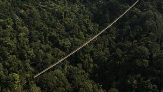 Jembatan Lembah Purba di Situ Gunung terpanjang se Asia Tenggara