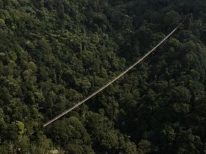 Pesona Jembatan Gantung Terpanjang se-Asia Tenggara yang Ada di Sukabumi