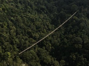 Pesona Jembatan Gantung Terpanjang se-Asia Tenggara yang Ada di Sukabumi