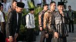 Jokowi dan Ganjar Salat Idul Fitri Bareng di Masjid Syeikh Zayed