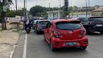 Potret Panjang Macet di Jalan Raya Sawangan-Jalan Mochtar Depok