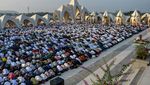 Masjid Raya Al Jabbar Gelar Salat Idul Fitri Perdana