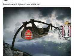 Meme Arsenal Kembali Imbang, City Kegirangan