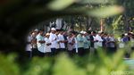 Potret Salat Idul Fitri di Taman Menteng Jakarta