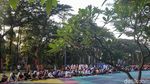 Potret Salat Idul Fitri di Taman Menteng Jakarta