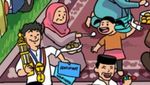 Ramainya Lebaran di Postingan Jokowi: Oyen Jadi Mr Bean hingga Baju Gorden