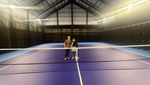 8 Penampakan Lapangan Tenis Raffi Ahmad yang Dibangun di Samping Rumah
