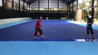 Raffi Ahmad dan Nagita Slavina memang sangat mengidamkan memiliki lapangan tenis sendiri. Foto: instagram
