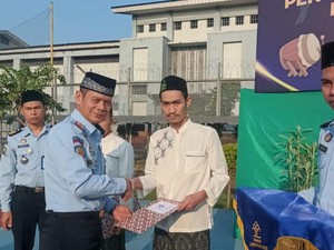 619 Napi di Lapas Gunung Sindur Bogor Terima Remisi Lebaran