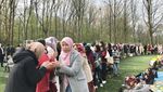 Kumandang Takbir Bergema dari Lapangan Bola Kecil di Belanda