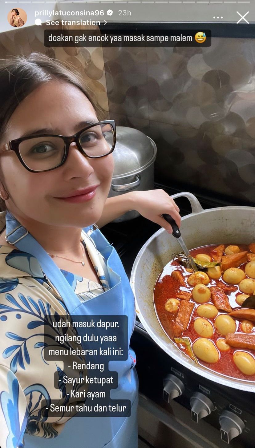 Selamat Lebaran! 5 Artis Ini Santap Hidangan Istimewa Hari Raya