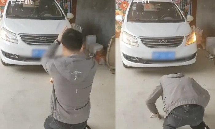 Viral sembah kendaraan