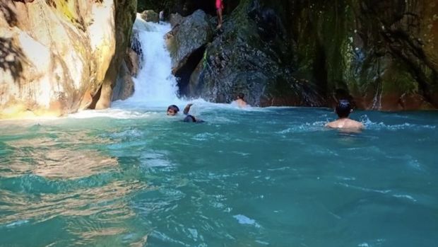 Curug Leuwi Hejo. (Detik Travel)