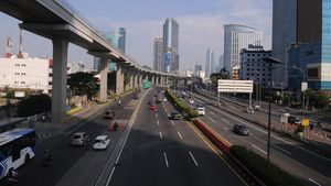 Ditinggal Mudik, Jalan Protokol Jakarta Sepi