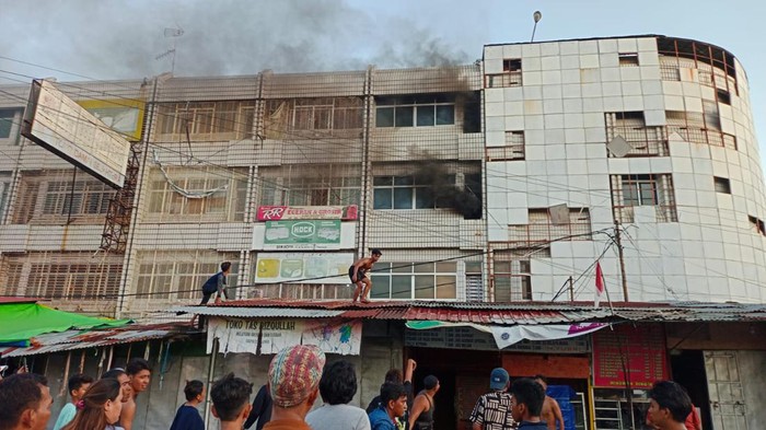 Kebakaran Pasar Sentral Makassar. Dokumen Istimewa