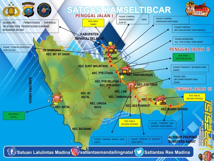 Potensi macet dan tanah longsor di Jalinsum via Mandailing Natal (Madina).1