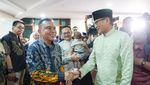 Baju Koko Hijau Sandiaga Saat Pamit dari Gerindra