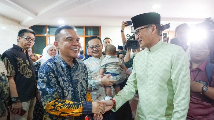 Sandiaga Uno bertemu Ketua Harian Gerindra Dasco