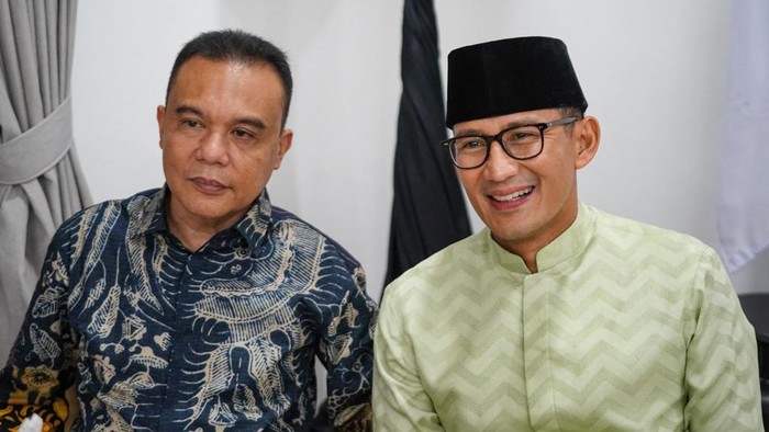 Sandiaga Uno bertemu Ketua Harian Gerindra Dasco