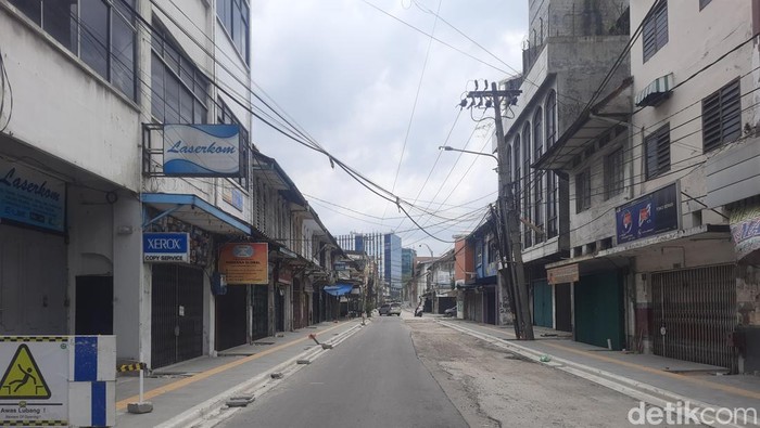 Suasana Kota Tua Medan yang sepi bak kuburan (Raja Malo Sinaga/detikSumut) Suasana Kota Tua Medan yang sepi bak kuburan (Raja Malo Sinaga/detikSumut)
