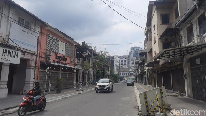 Suasana Kota Tua Medan yang sepi bak kuburan (Raja Malo Sinaga/detikSumut) Suasana Kota Tua Medan yang sepi bak kuburan (Raja Malo Sinaga/detikSumut)