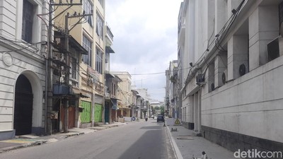 Penampakan Kota Tua Medan yang Sepi Bak Kuburan saat Momen Idul Fitri
