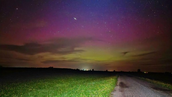 Terpesona Indahnya Aurora di Langit Jerman