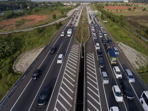 One Way di Tol Arus Balik Arah Jakarta Masih Berlaku Hari Ini