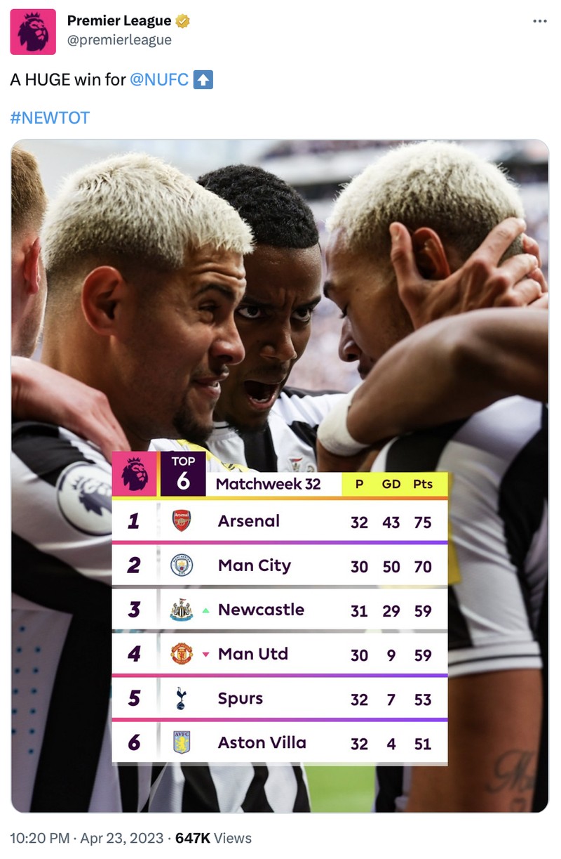 Meme Newcastle vs Tottenham.