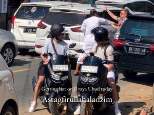 Viral! WNA Duel dengan Pria Berpakaian Adat Bali di Tengah Kemacetan Ubud