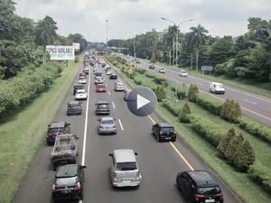 VIDOE: Lalin di Exit Tol Ciawi Kini Kembali Normal