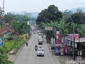 Puncak Arus Balik Belum Terjadi, Lalu Lintas di Ajibarang Ramai Lancar