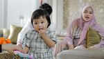 Happy Banget! 7 Keseruan Aurel, Atta dan Ameena Akhirnya Lebaran Bareng KD