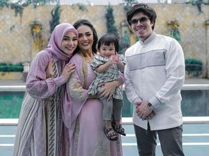 Happy Banget! 7 Keseruan Aurel, Atta dan Ameena Akhirnya Lebaran Bareng KD