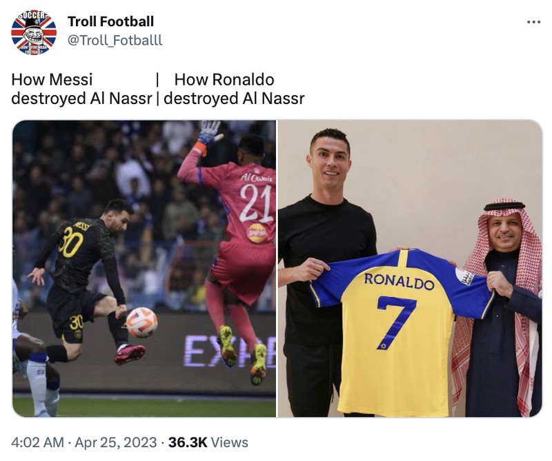 Meme Cristiano Ronaldo