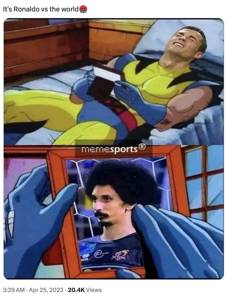Meme Cristiano Ronaldo