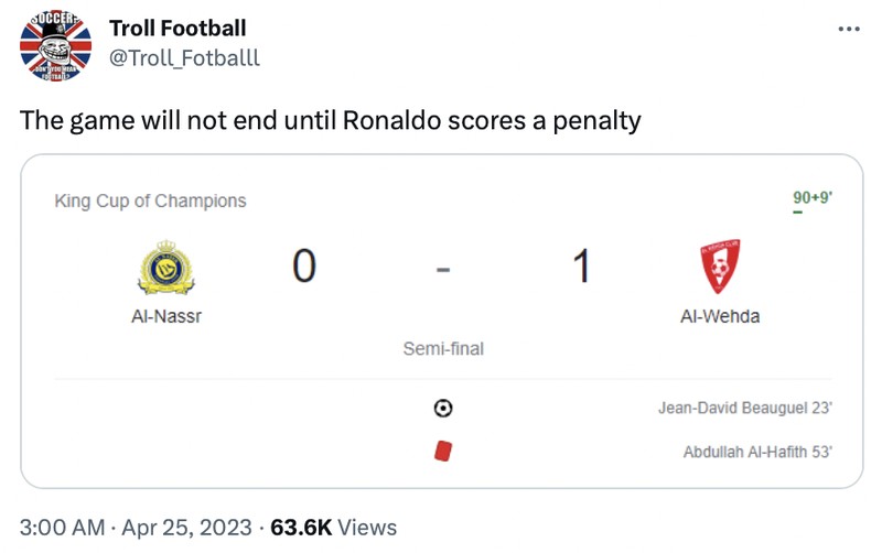 Meme Cristiano Ronaldo