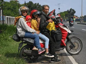 Polisi Bakal Screening Barang Bawaan Pemudik Motor-Imbau Tak Bawa Balita