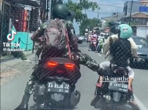 Cerita Perekam Saat Praka Arya Nobel Tendang Pemotor Ibu Bawa Anak