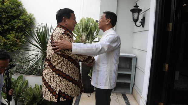 Prabowo silahturahmi ke sesepuh TNI mulai dari Try Sutrisno hingga Hendropriyono (dok.istimewa)