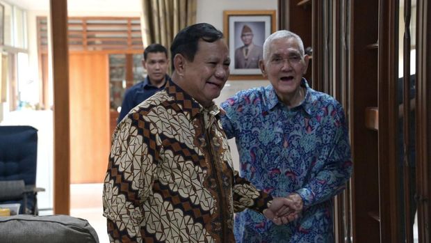 Prabowo silahturahmi ke sesepuh TNI mulai dari Try Sutrisno hingga Hendropriyono (dok.istimewa)
