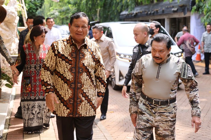 Prabowo Subianto-AM Hendropriyono