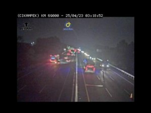 Puncak Arus Balik, Tol Cikampek Arah Jakarta Lancar Jaya Dini Hari Ini
