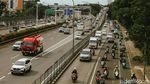 Puncak Arus Balik, Tol Dalkot di Slipi Ramai Lancar
