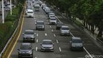Puncak Arus Balik, Tol Dalkot di Slipi Ramai Lancar
