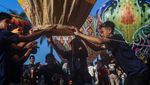 Semarak Ratusan Balon Udara Terbang di Langit Wonosobo