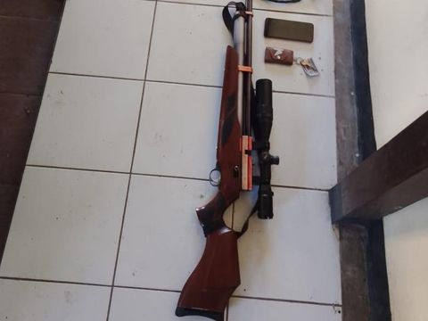 Senapan Angin yang digunakan pelaku membunuh Ria Puspita