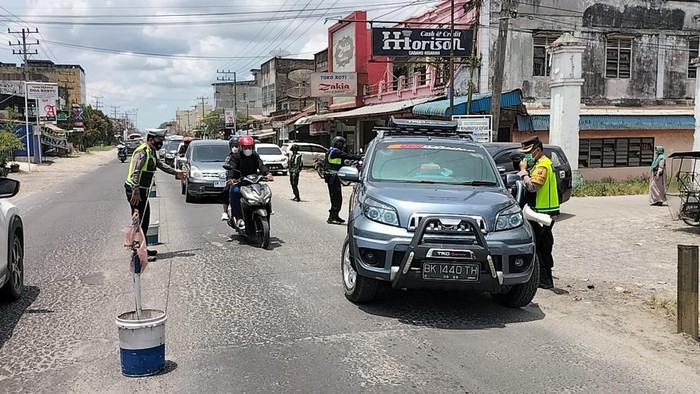 Situasi Jalinsum Asahan pada saat arus balik lebaran 2023. (Foto: Istimewa)